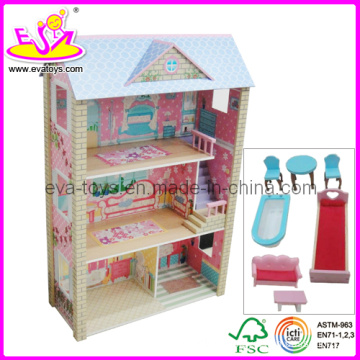 Wooden Dollhouse (W06A017)